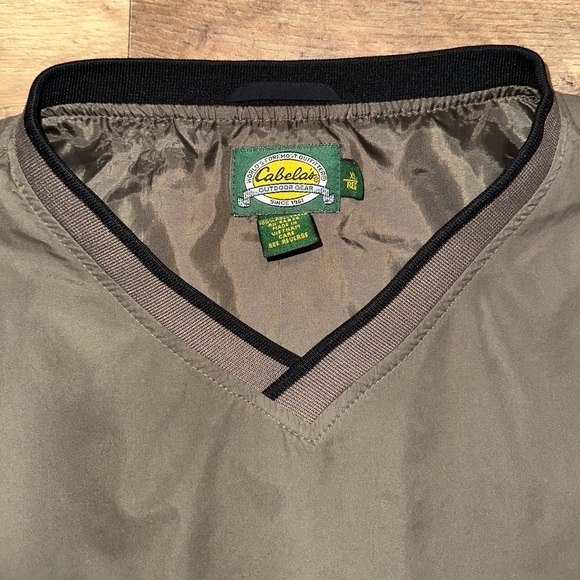 Cabela’s Men’s Jacket Pullover Windbreaker     V-Neck XL - Picture 2 of 5